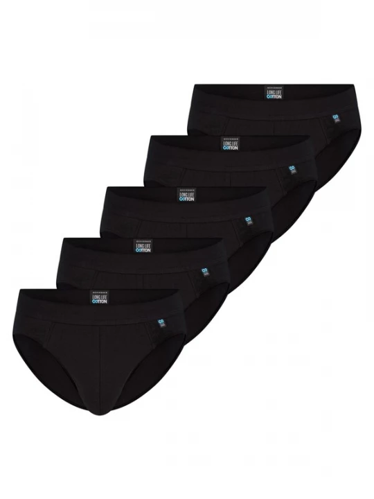 Foto van product SCHIESSER Slip 'Long Life Cotton' zwart