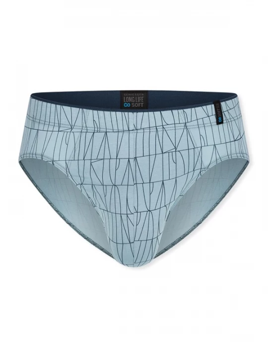 Foto van product SCHIESSER Slip ' Long Life Soft ' lichtblauw