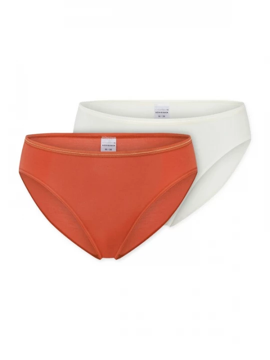 Foto van product SCHIESSER Slip ' Modal Essentials ' oranje / roestrood / wit
