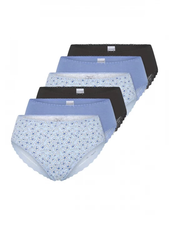Foto van product SCHIESSER Slip ' Modern ' lichtblauw / zwart