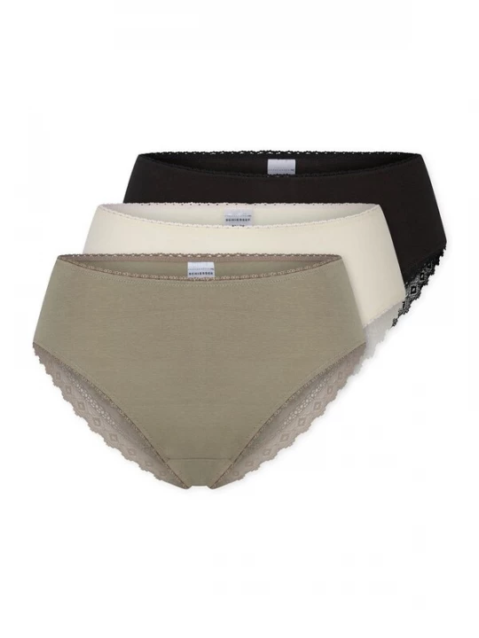 Foto van product SCHIESSER Slip 'Modern Multipacks' beige / crème / zwart