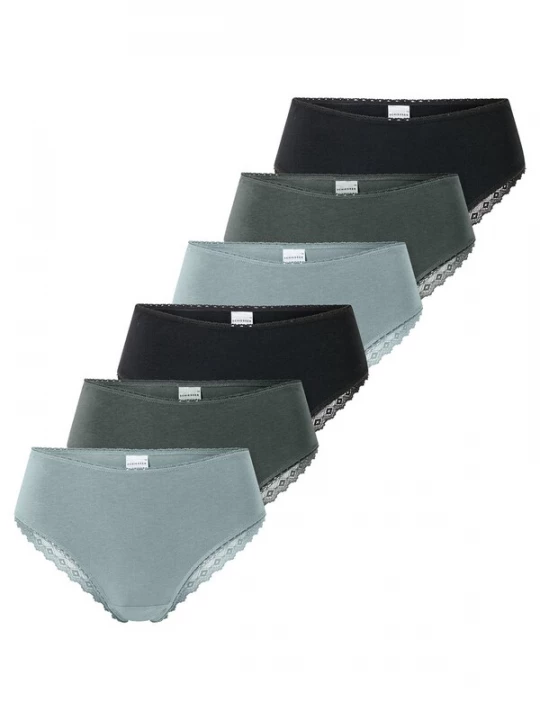 Foto van product SCHIESSER Slip 'Modern Multipacks' blauw / grijs / zwart
