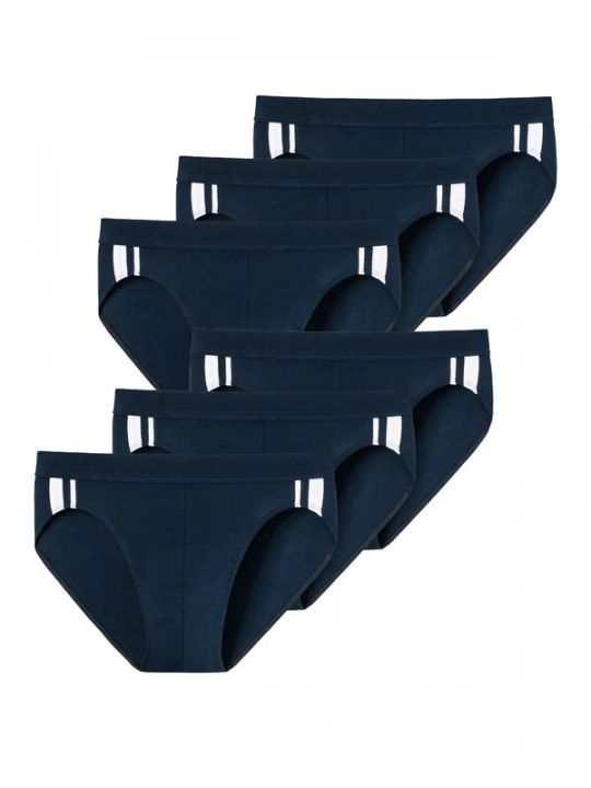 Foto van product SCHIESSER Slip navy / wit