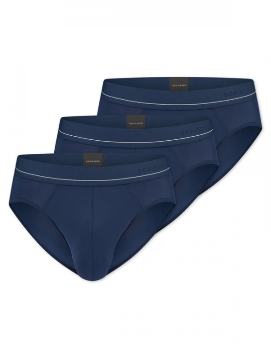 Foto van product SCHIESSER Slip 'Pure Micro' donkerblauw