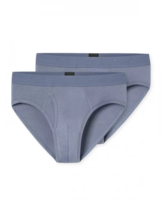 Foto van product SCHIESSER Slip 'Rib Essentials' blauw