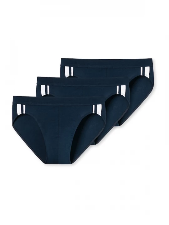 Foto van product SCHIESSER Slip 'Rio' donkerblauw / wit