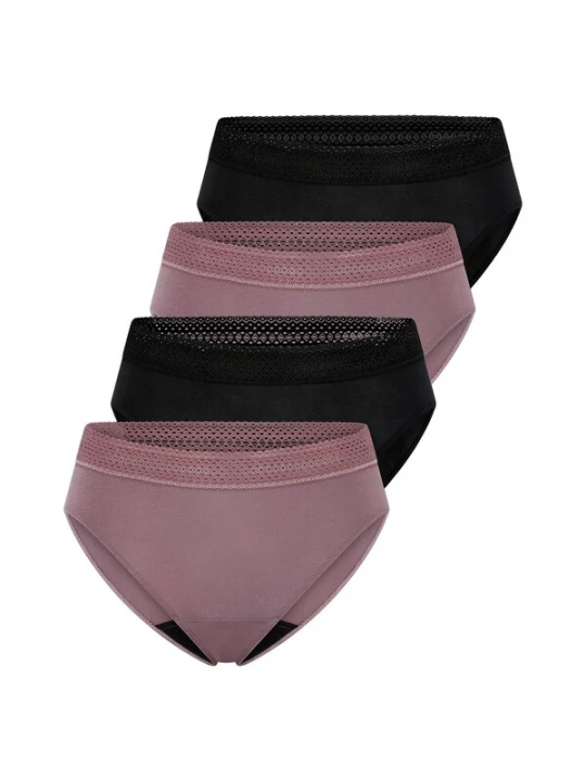 Foto van product SCHIESSER Slip ' Schiesser Care ' lila / mauve / zwart