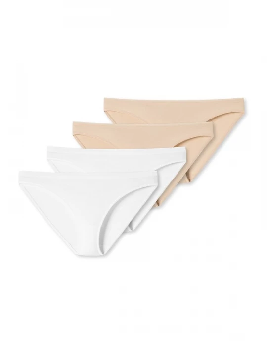Foto van product SCHIESSER Slip ' Serie "95 / 5" ' beige / gemengde kleuren / wit