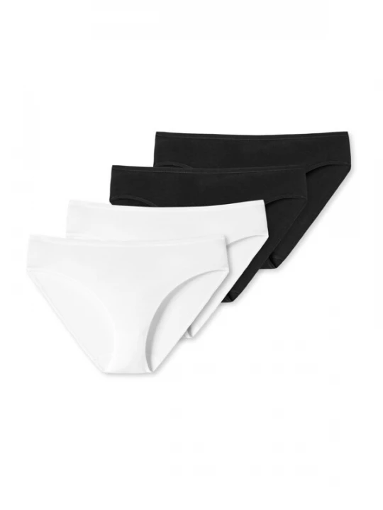 Foto van product SCHIESSER Slip ' Serie "95 / 5" ' gemengde kleuren / zwart / wit