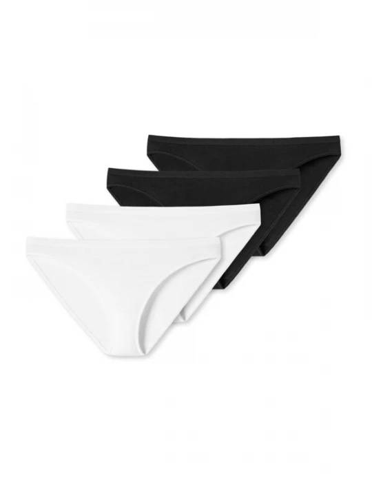 Foto van product SCHIESSER Slip ' Serie "95 / 5" ' gemengde kleuren / zwart / wit