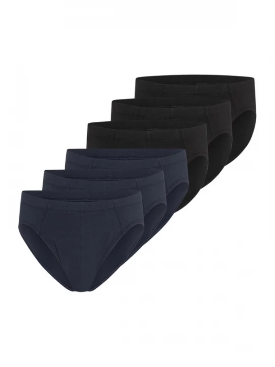 Foto van product SCHIESSER Slip 'Uncover' donkerblauw / zwart