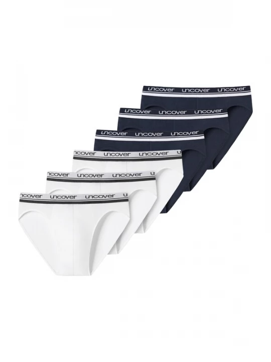 Foto van product uncover by SCHIESSER Slip zwart / wit