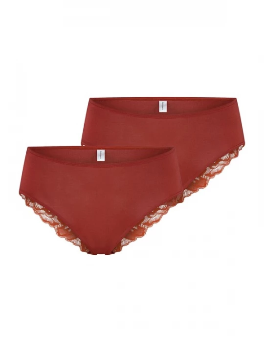 Foto van product SCHIESSER Slip ' Unique Premium ' donkeroranje / roestrood