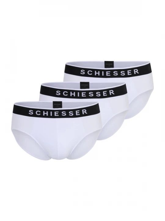 Foto van product SCHIESSER Slip zwart / wit