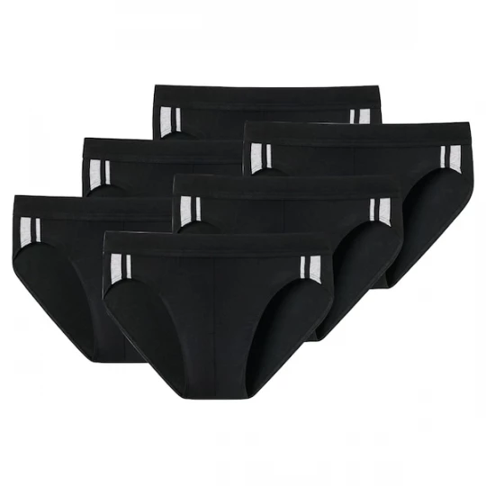 Foto van product SCHIESSER Slip zwart / wit