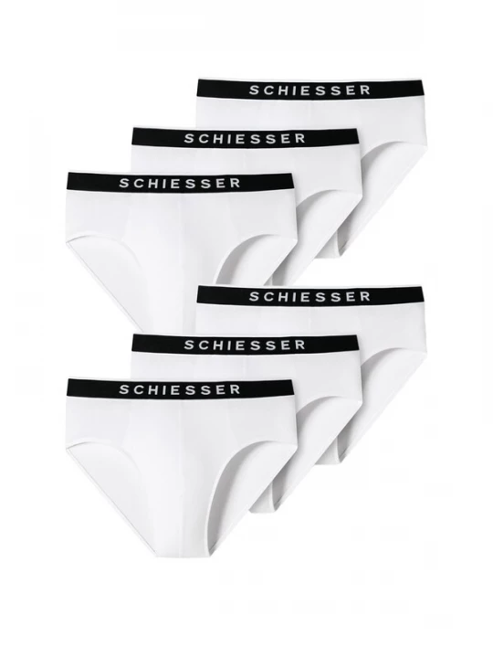 Foto van product SCHIESSER Slip zwart / wit