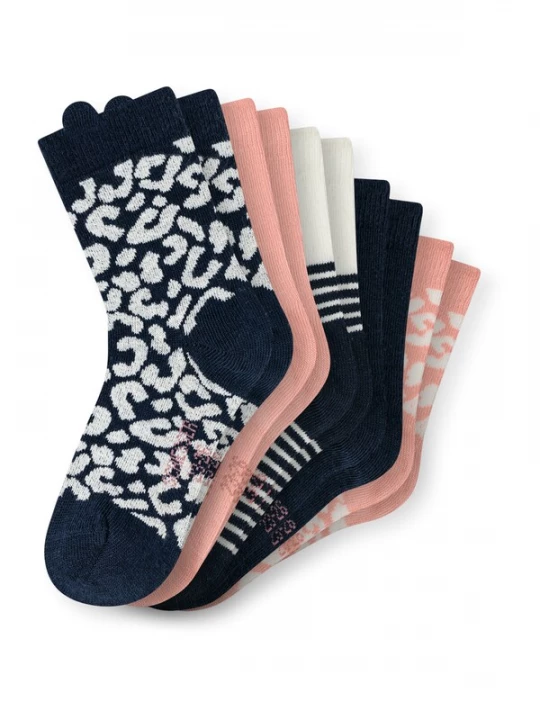 Foto van product SCHIESSER Sokken ' "Leo" ' navy / rosa / wit