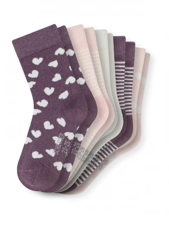 Foto van product SCHIESSER Sokken 'Rainbow' ecru / lila / rosa / wit