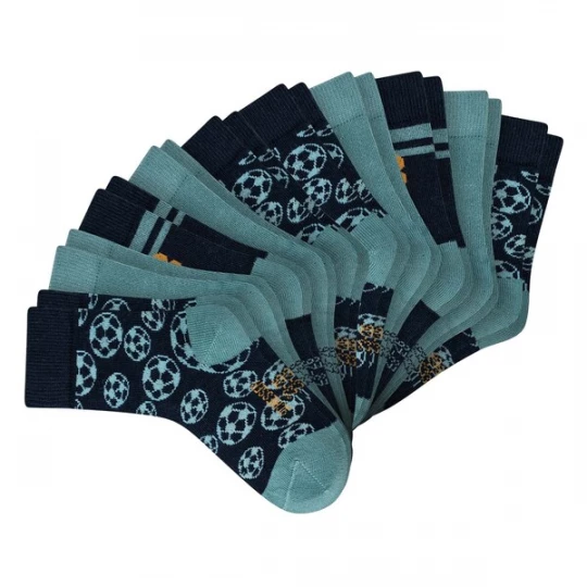 Foto van product SCHIESSER Sokken turquoise / smaragd / zwart