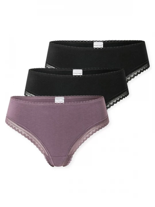 Foto van product SCHIESSER String 'Modern Multipacks' taupe / zwart