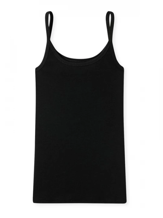 Foto van product SCHIESSER Top 'Pure Rib' zwart