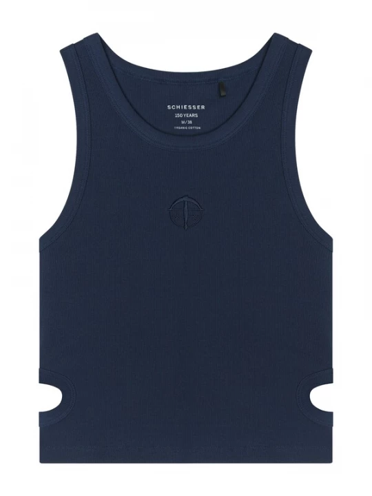 Foto van product SCHIESSER Top 'SCHIESSER 150 YEARS' donkerblauw