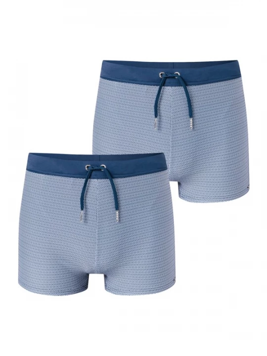 Foto van product SCHIESSER Zwembroek ' Ocean Swim ' blauw / wit