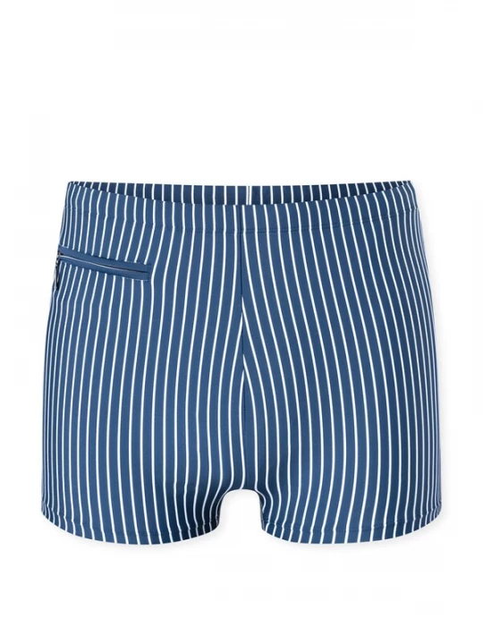 Foto van product SCHIESSER Zwemshorts ' Ocean Swim ' blauw / wit