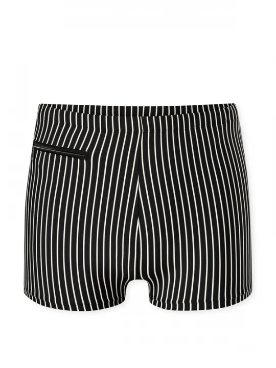 Foto van product SCHIESSER Zwemshorts ' Ocean Swim ' zwart / wit