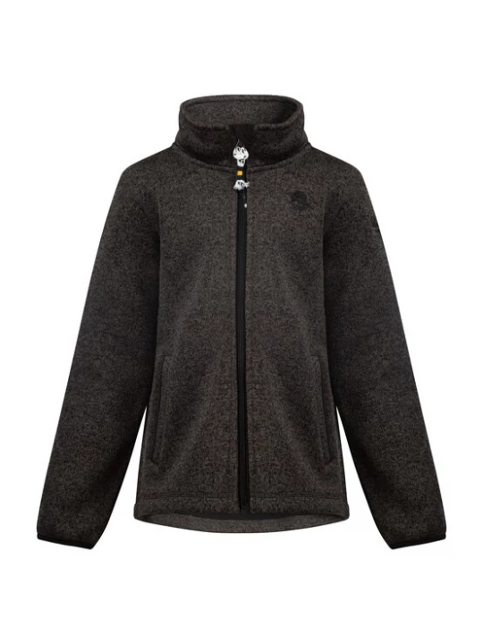 Foto van product Schmuddelwedda Fleece jas grijs gemêleerd