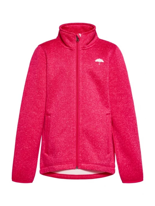 Foto van product Schmuddelwedda Fleece jas framboos / wit