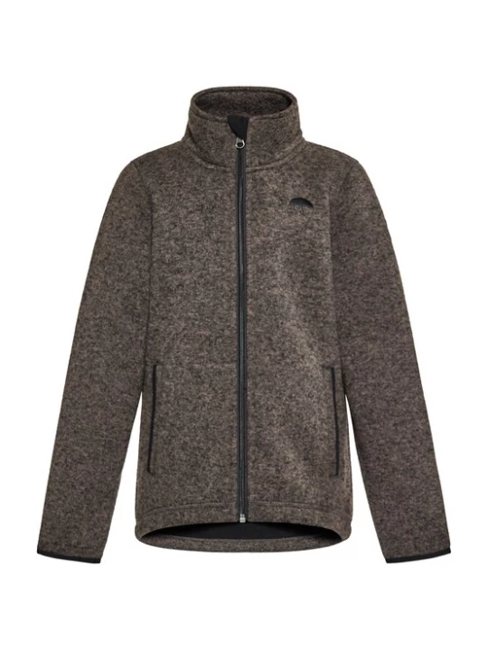 Foto van product Schmuddelwedda Fleece jas grijs gemêleerd