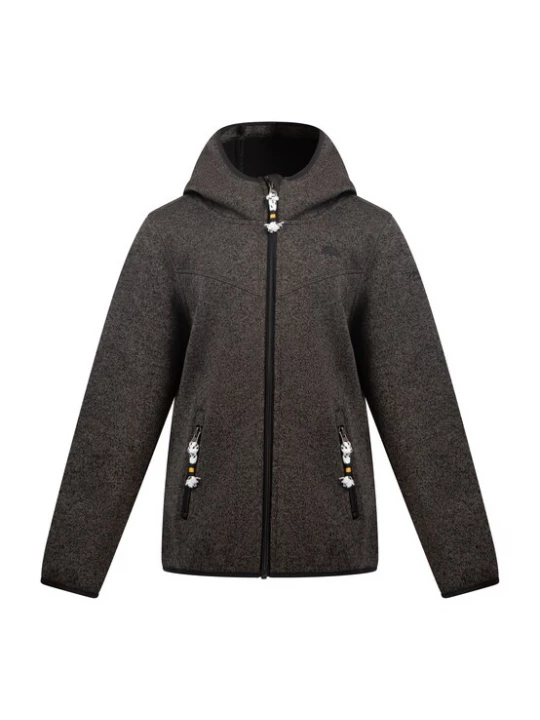 Foto van product Schmuddelwedda Fleece jas grijs gemêleerd