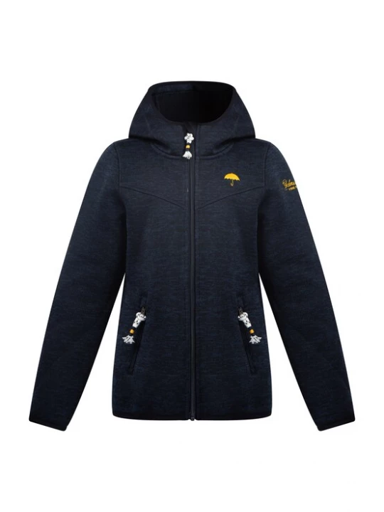 Foto van product Schmuddelwedda Fleece jas marine / geel