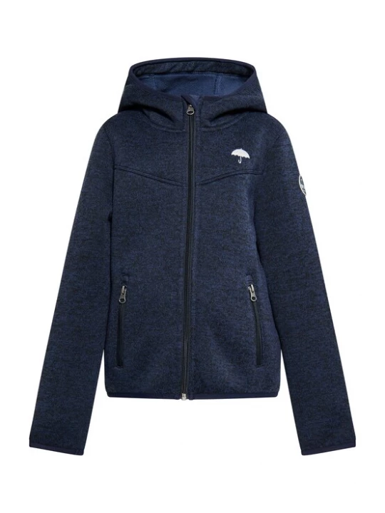 Foto van product Schmuddelwedda Fleece jas marine / wit