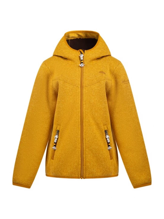 Foto van product Schmuddelwedda Fleece jas mosterd