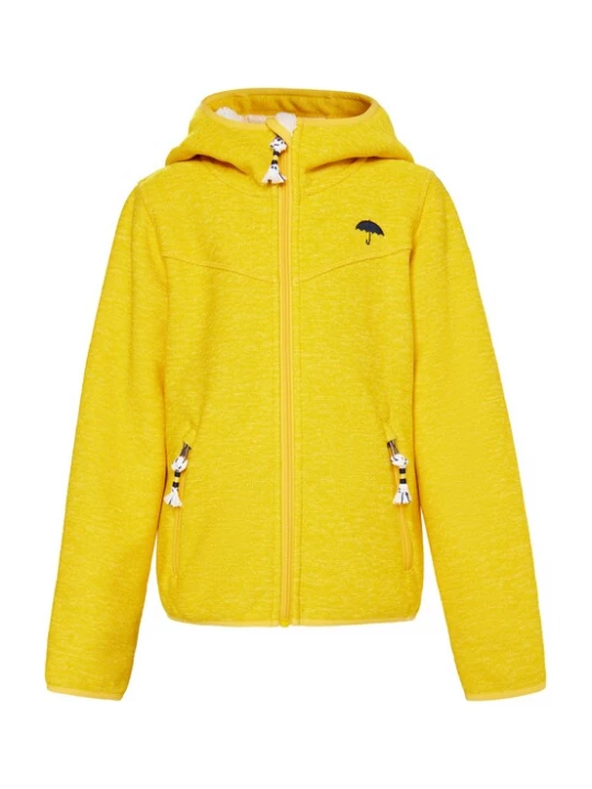 Foto van product Schmuddelwedda Fleece jas 'Rabine' geel