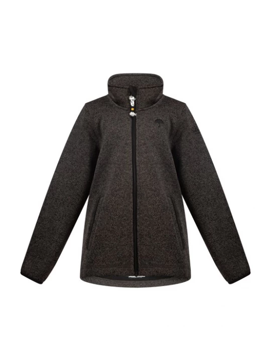 Foto van product Schmuddelwedda Fleece jas grijs gemêleerd