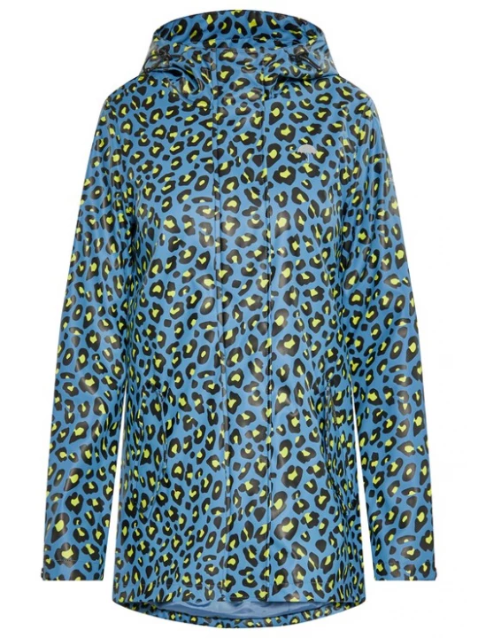 Foto van product Schmuddelwedda Functionele jas blauw / neongeel / zwart