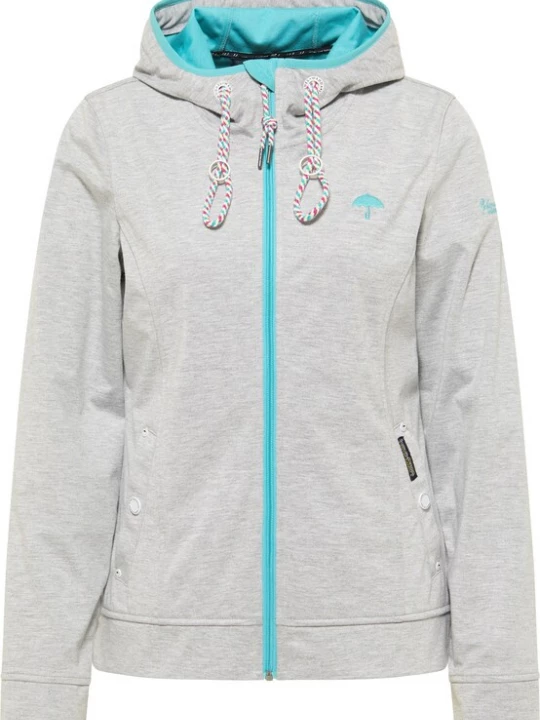 Foto van product Schmuddelwedda Functionele jas cyaan blauw / geel / lichtgrijs / zwart