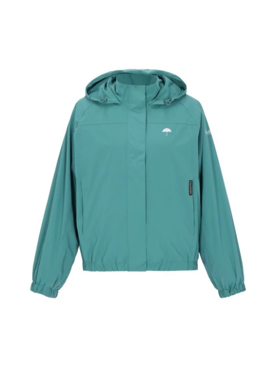 Foto van product Schmuddelwedda Functionele jas cyaan blauw / wit