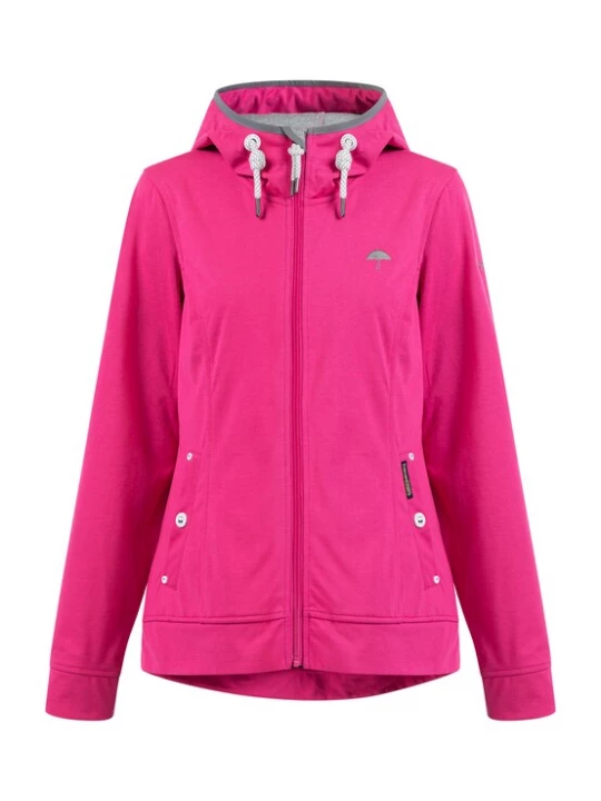 Foto van product Schmuddelwedda Functionele jas grijs / pink