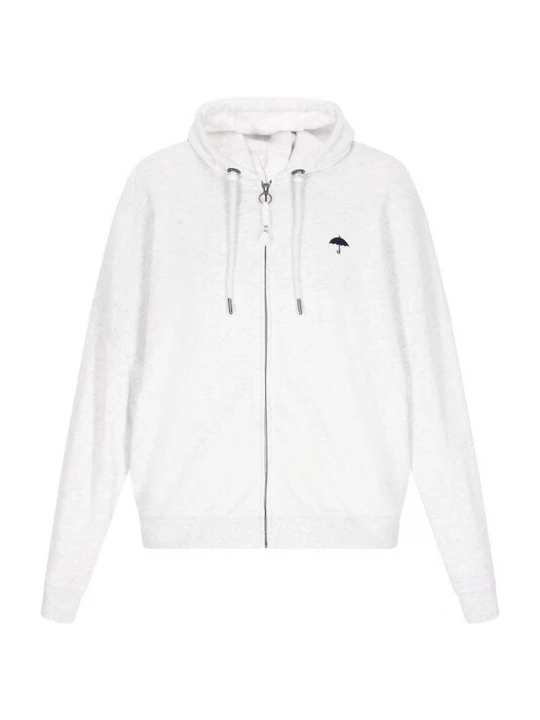 Foto van product Schmuddelwedda Sweatvest wit gemêleerd