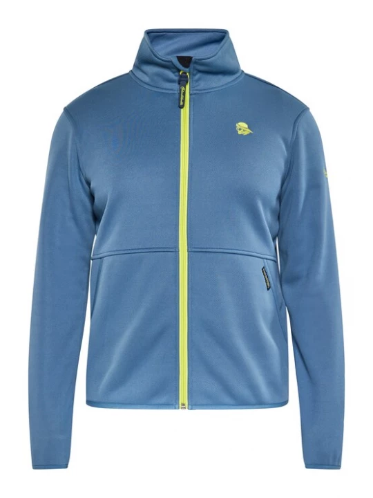 Foto van product Schmuddelwedda Tussenjas blauw / limoen