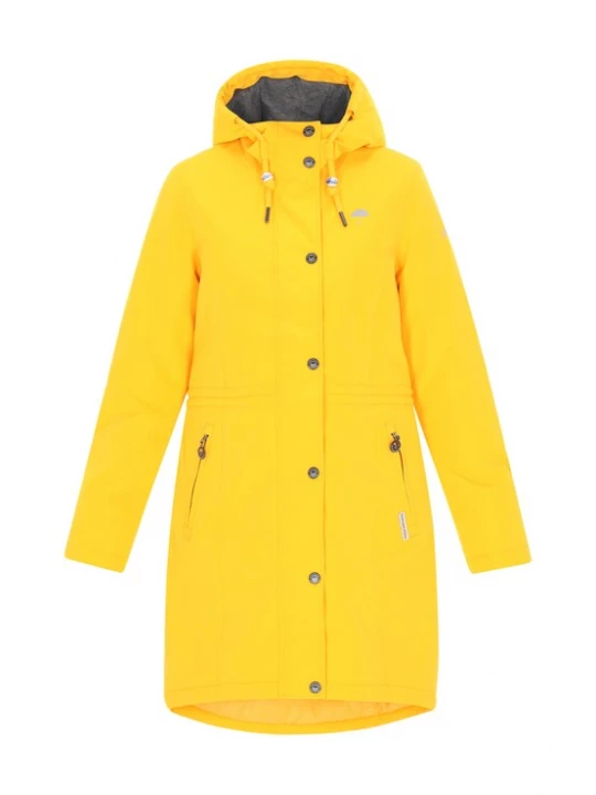 Foto van product Schmuddelwedda Tussenparka geel / grijs