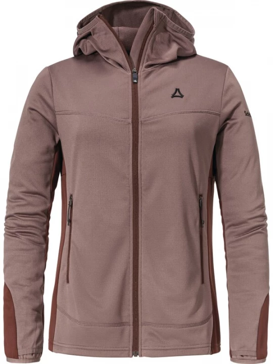 Foto van product Schöffel Functionele fleece jas 'Milagle' bruin / lila