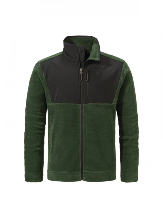 Foto van product Schöffel Funktionele fleece-jas 'Gregale' donkergroen / zwart