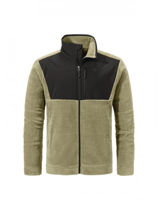 Foto van product Schöffel Funktionele fleece-jas 'Gregale' kaki / zwart
