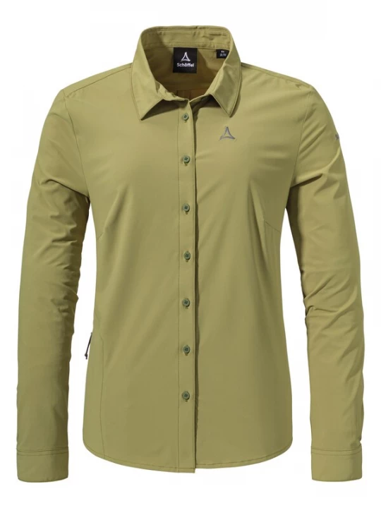 Foto van product Schöffel Multifunctionele blouse ' Hiking Blouse Style Dunajec WMS ' groen