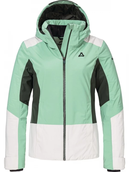 Foto van product Schöffel Outdoorjas 'Zandwel' mintgroen / zwart / wit
